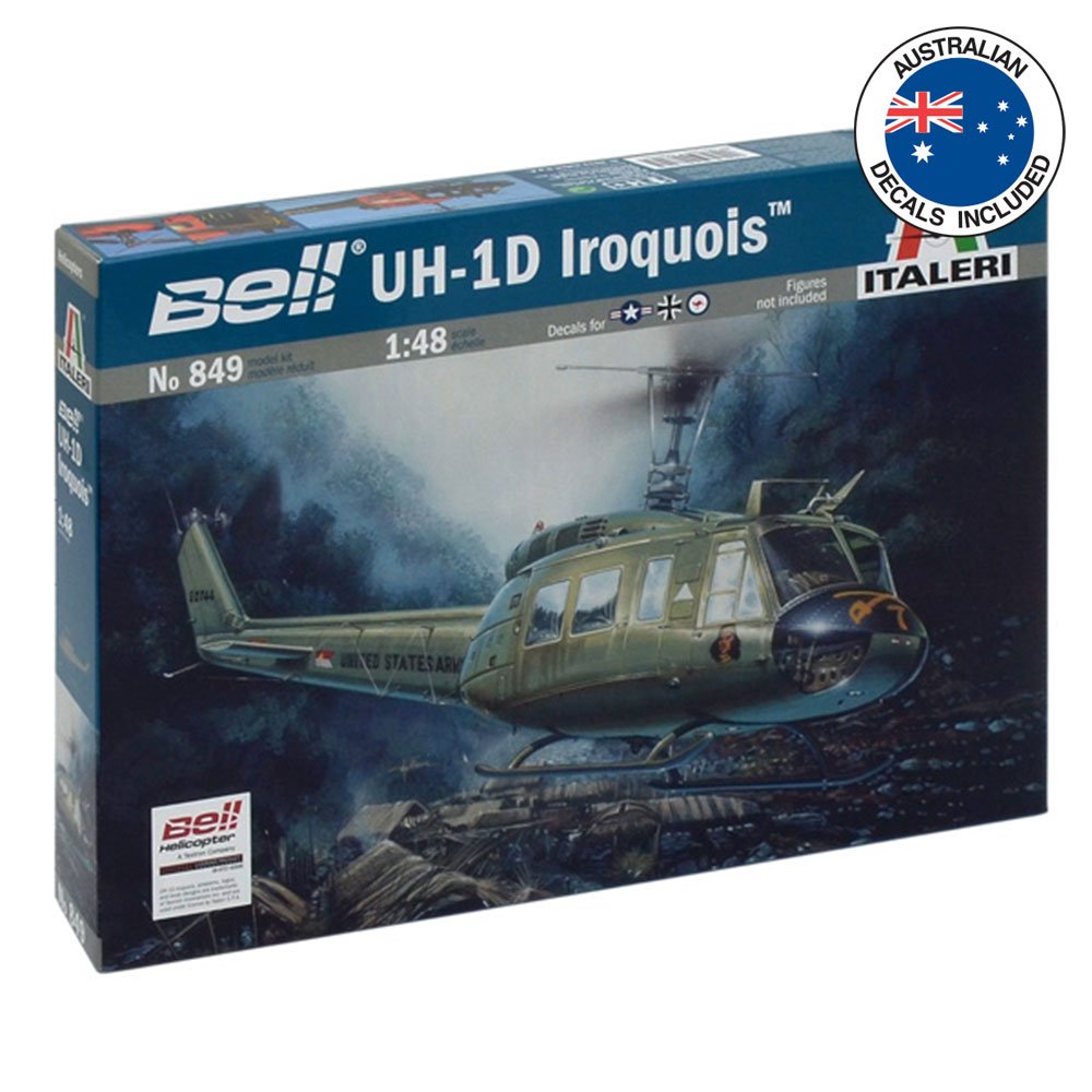 Italeri UH-1D "Slick" Iroquois 1:48 Aust Decals