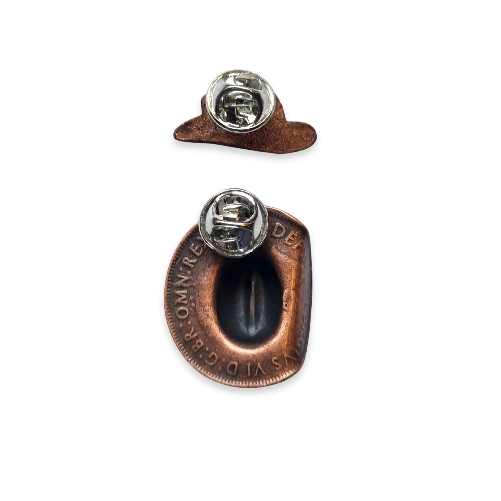 Penny Digger Hat Duo Lapel Pin Set