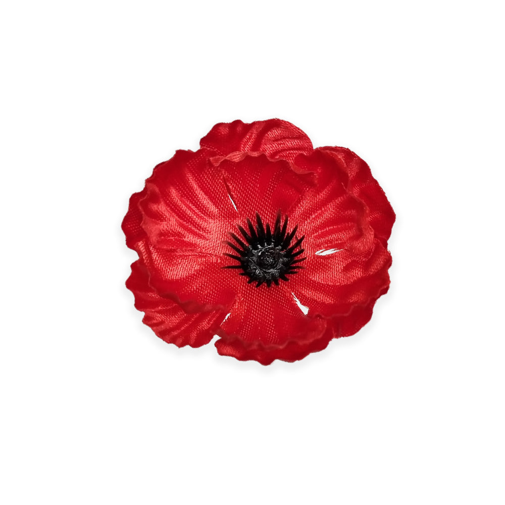 Lapel pin: Red poppy [fabric] – Australian War Memorial