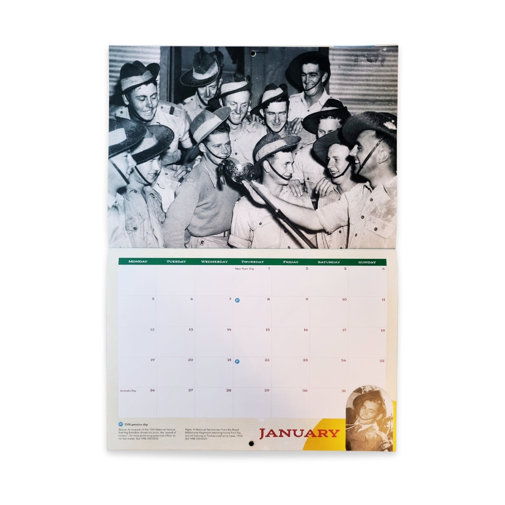 2026 Calendar: Australian National Service 1951-72 [DVA]