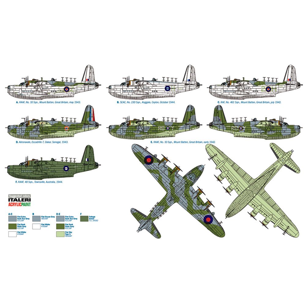 Italeri Sunderland MK.III 1:72 Aust Decal
