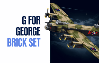 George G Model Sluban Avro Lancaster MkI Brick Set - G for George AR-G, 460 Squadron ...