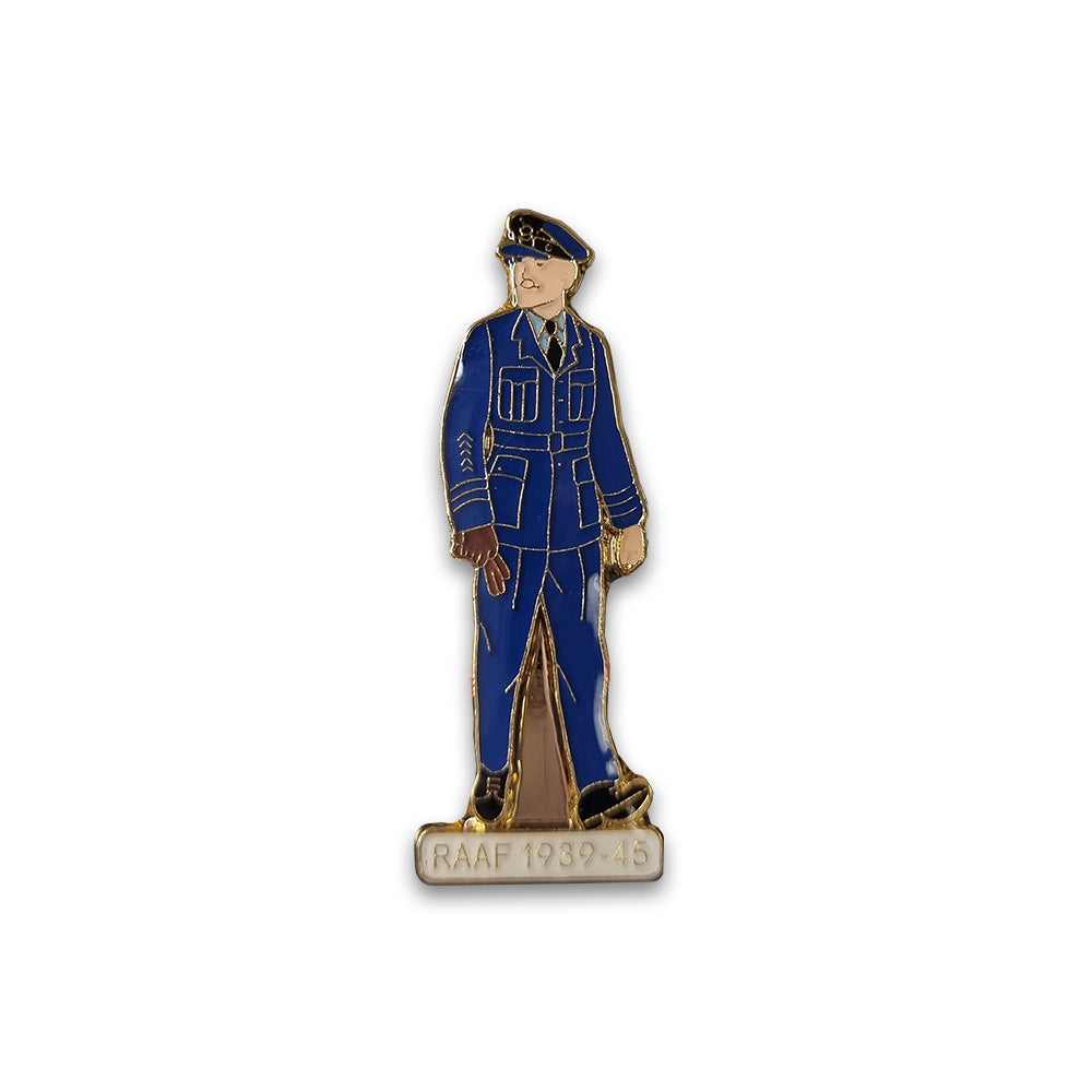 Lapel pin: Airman, RAAF 1939-45