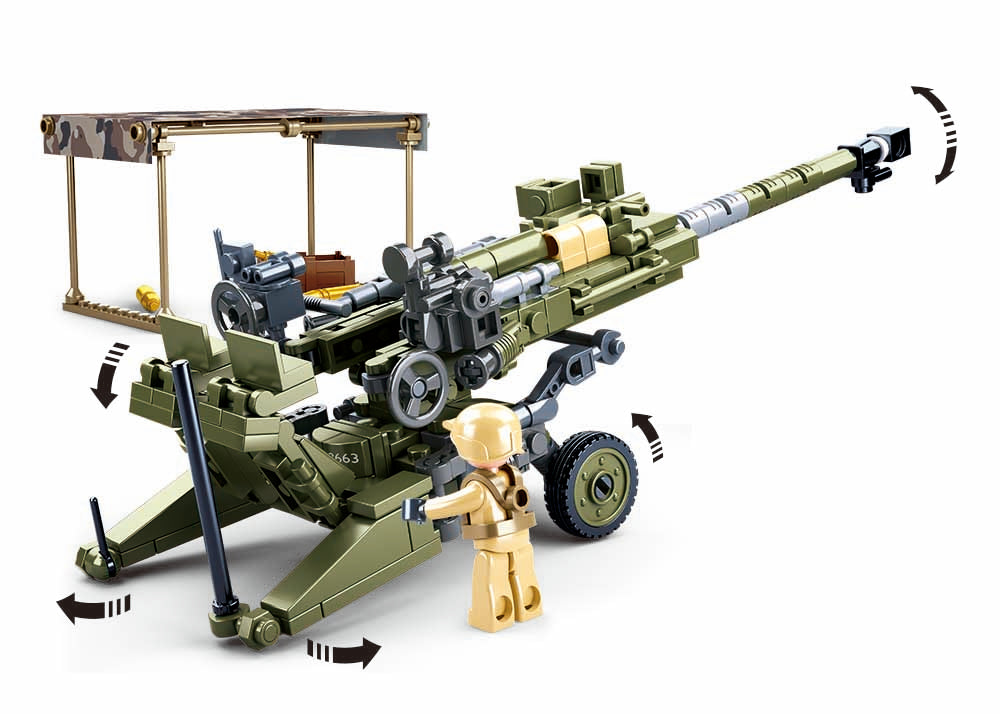 Sluban M777 Howitzer Brick Set