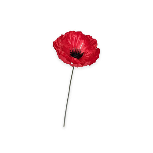 Tribute poppy [single stem] – Australian War Memorial