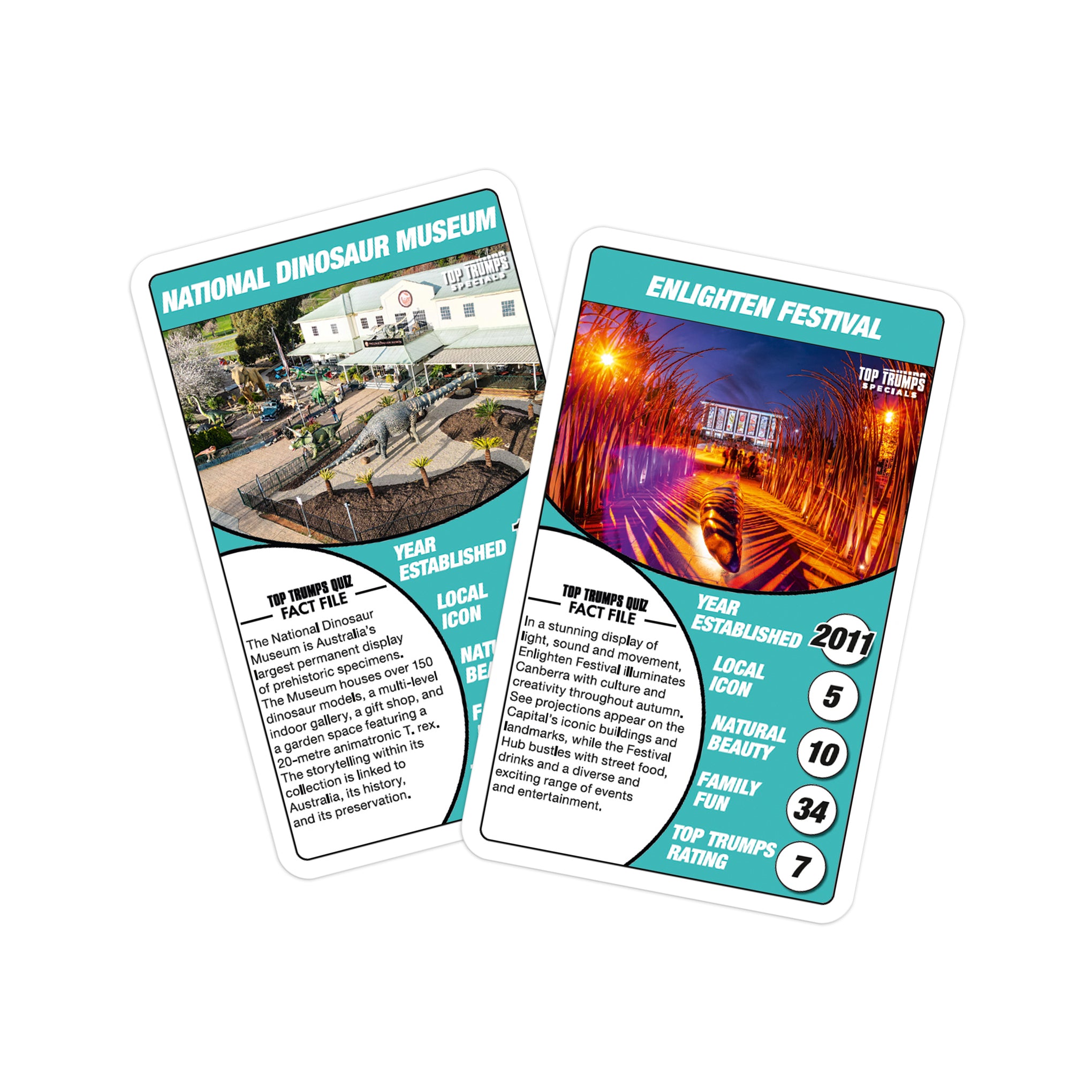 Game: Top Trumps - Canberra edition