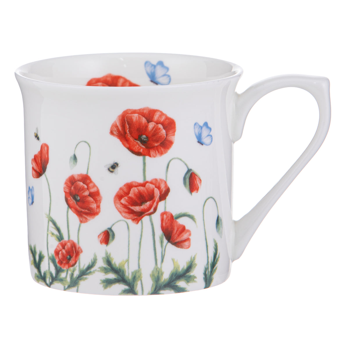 Poppy Fields Wide Flare Mug