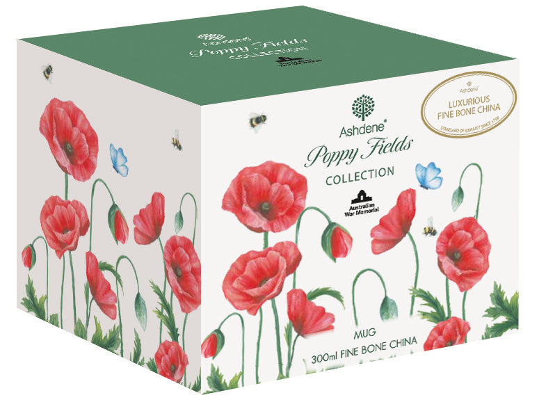Poppy Fields Wide Flare Mug