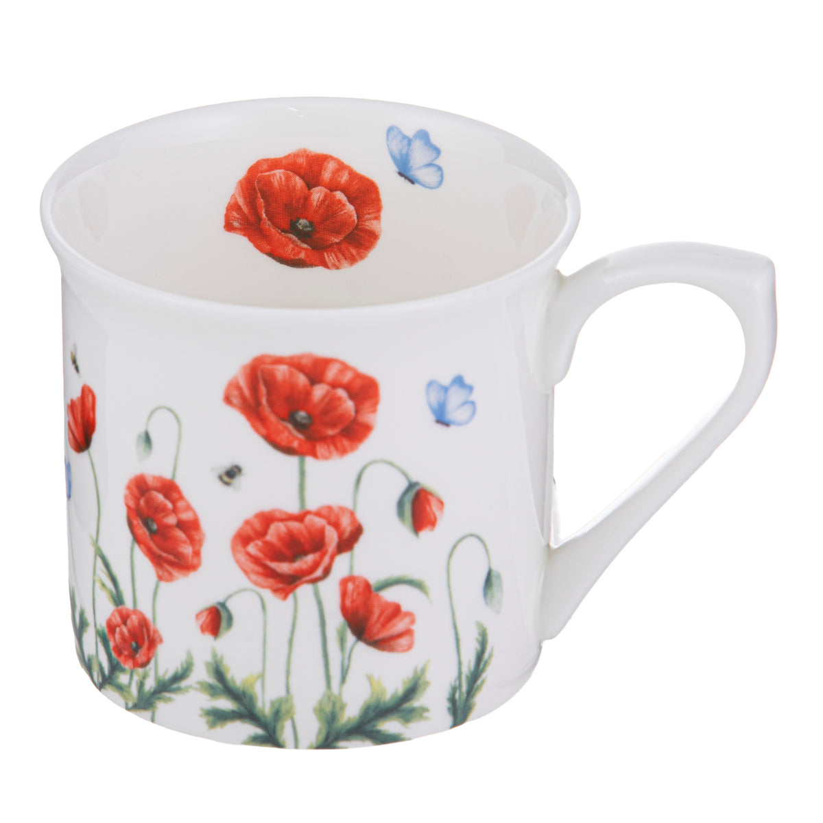 Poppy Fields Wide Flare Mug
