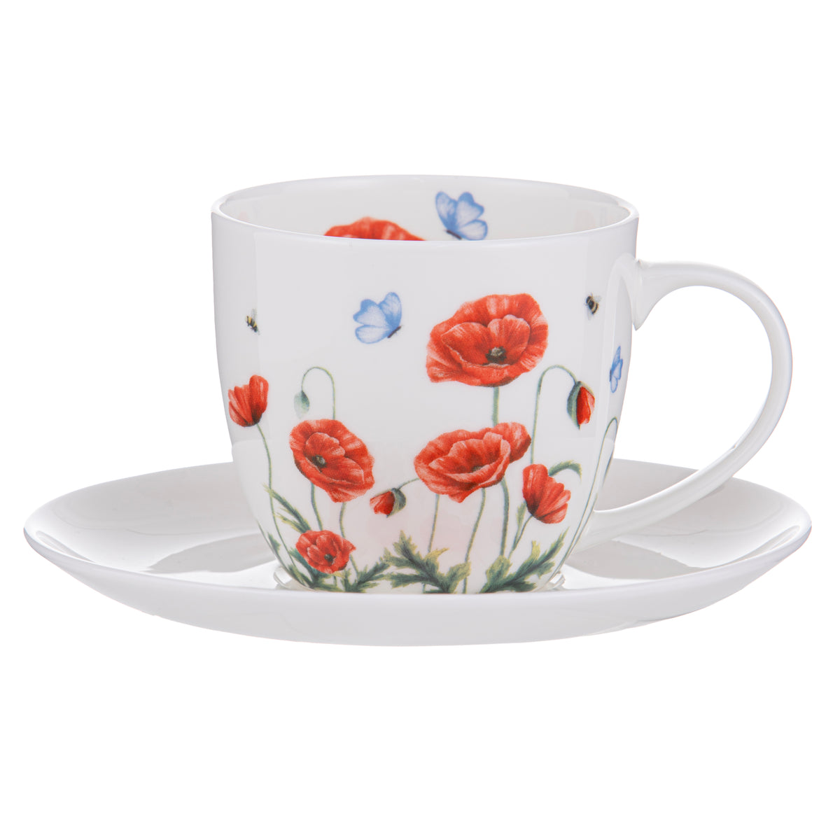 Poppy Fields Cup & Saucer