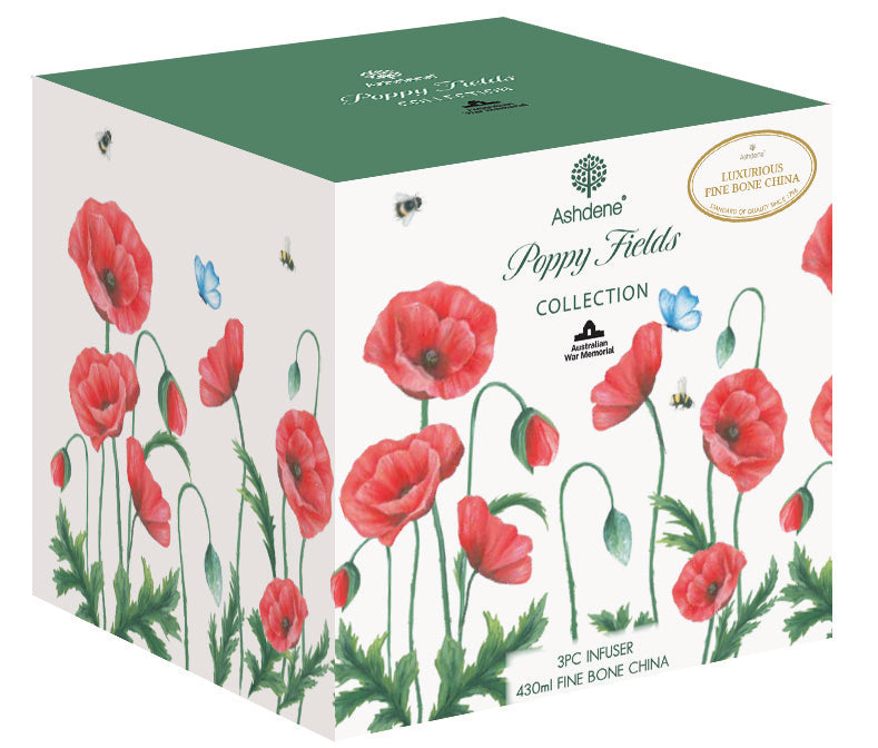 Poppy Fields 3pc Infuser