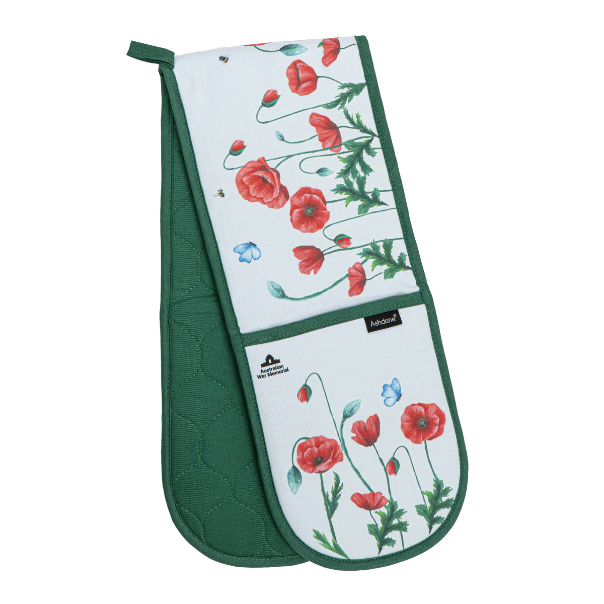 Poppy Fields Double Oven Mitt