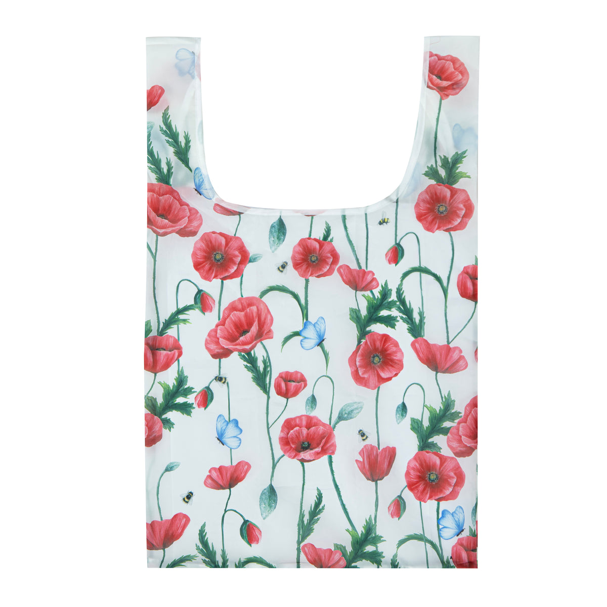 Poppy Fields Shopping Bag
