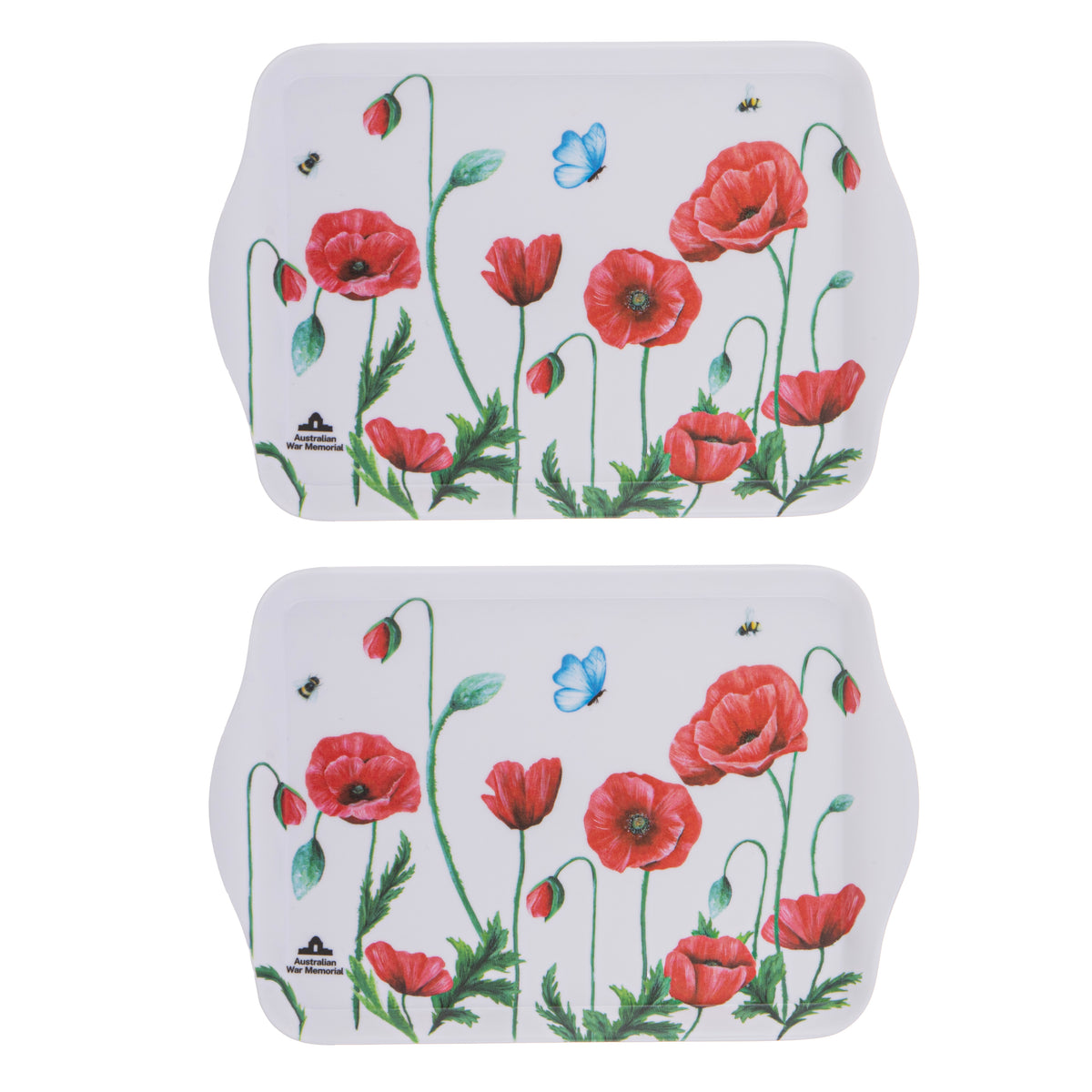 Poppy Fields 2pk Scatter Tray