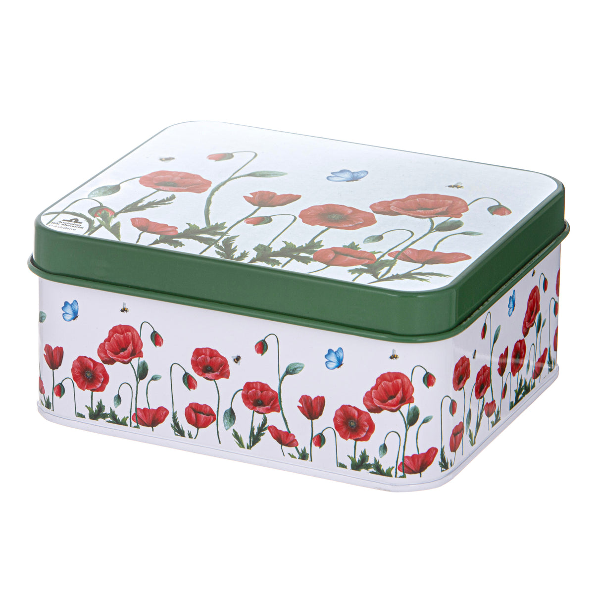 Poppy Fields Biscuit Tin