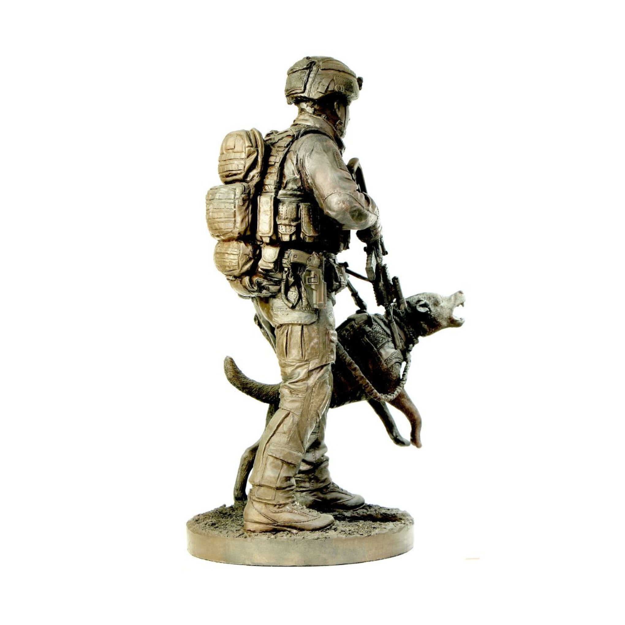 Figurine: K9 Operator, Standing