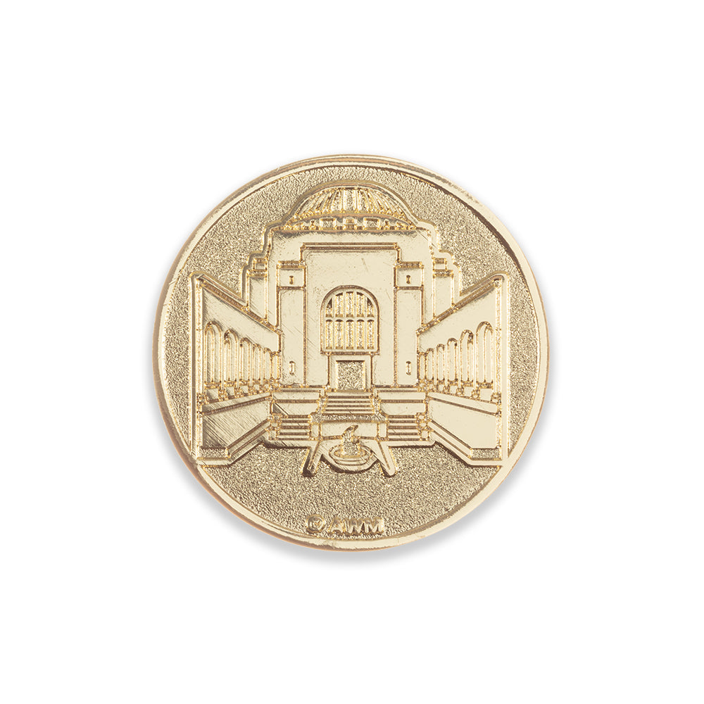 Commemorative token: Australian War Memorial commemorative area