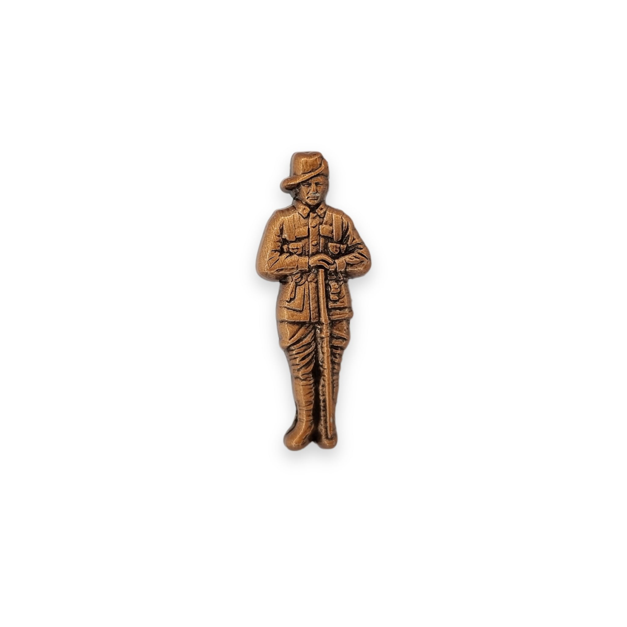 Lapel Pin: Digger at Reverse Arms