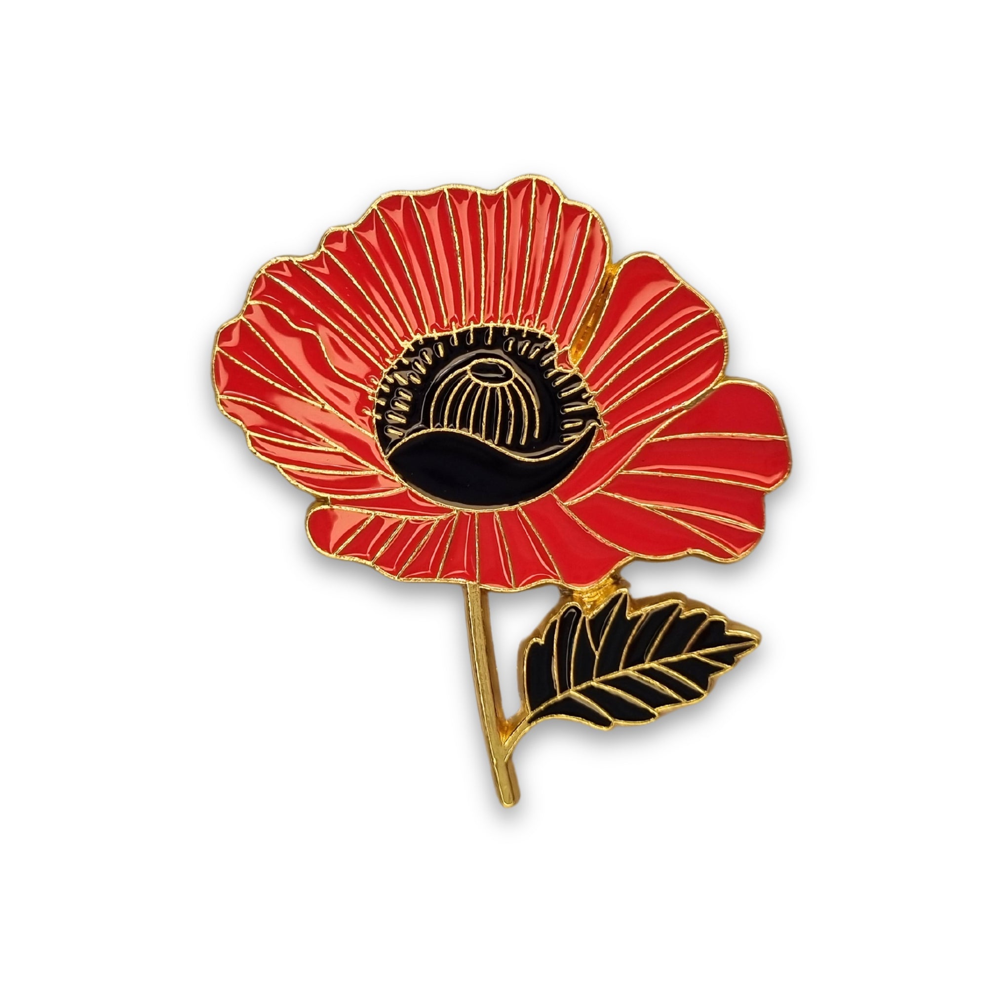 Brooch: Poppy [large]