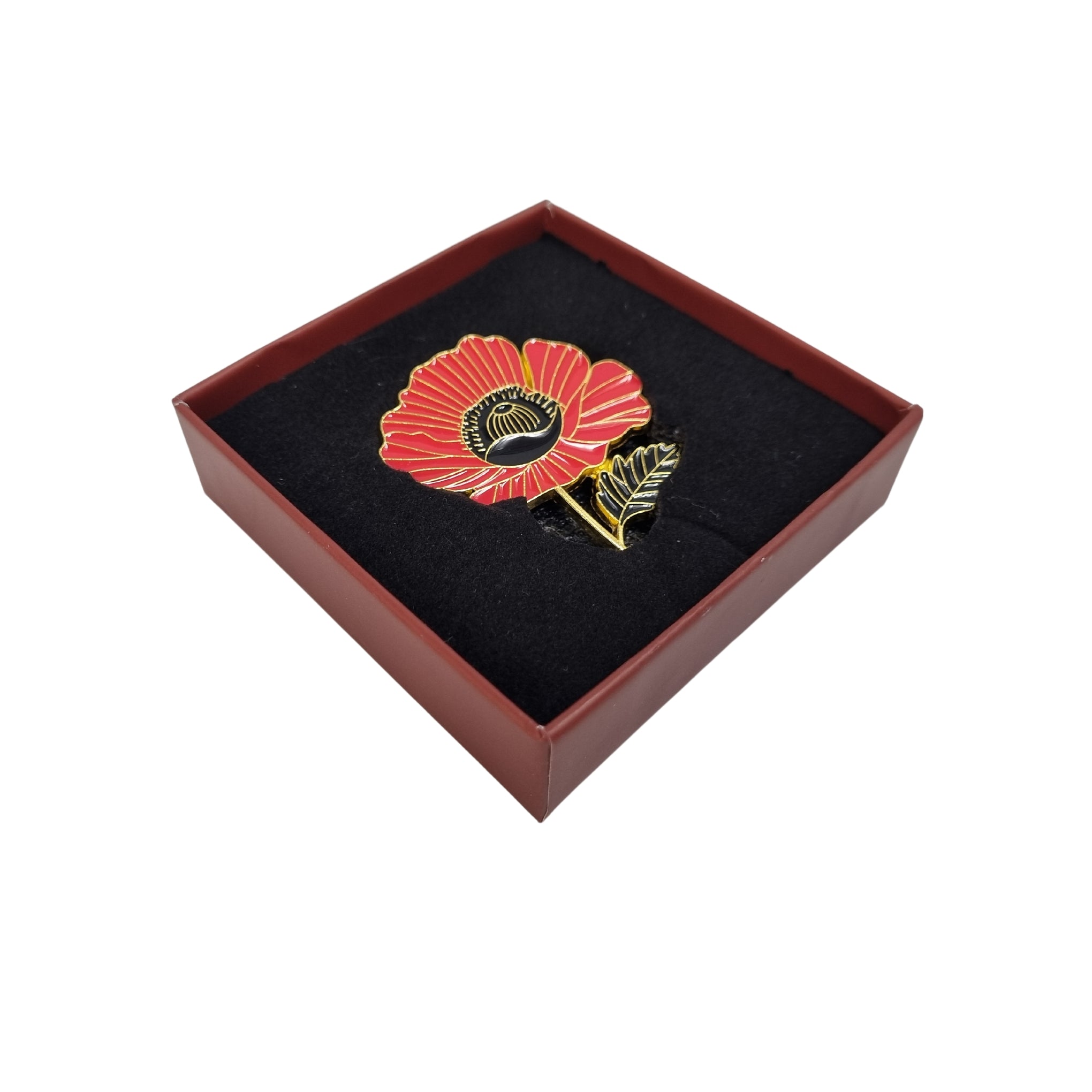 Brooch: Poppy [large]