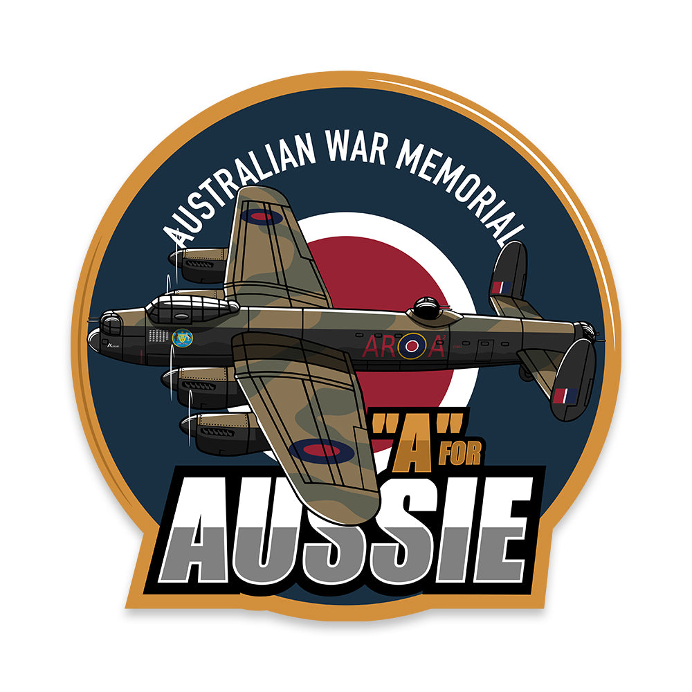 Sticker: 'A for Aussie' AR-A2, 460 Squadron - roundel