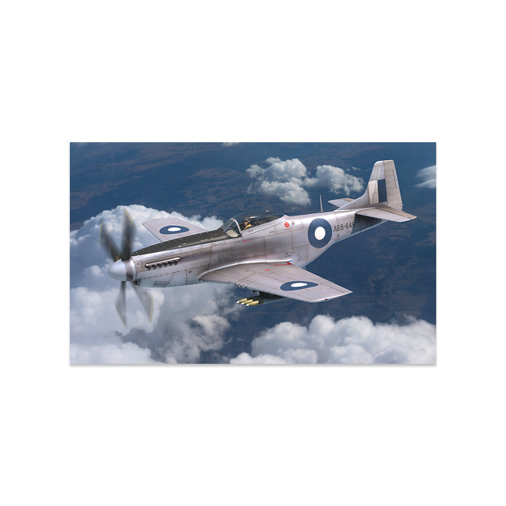 Sticker: North American P-51D Mustang