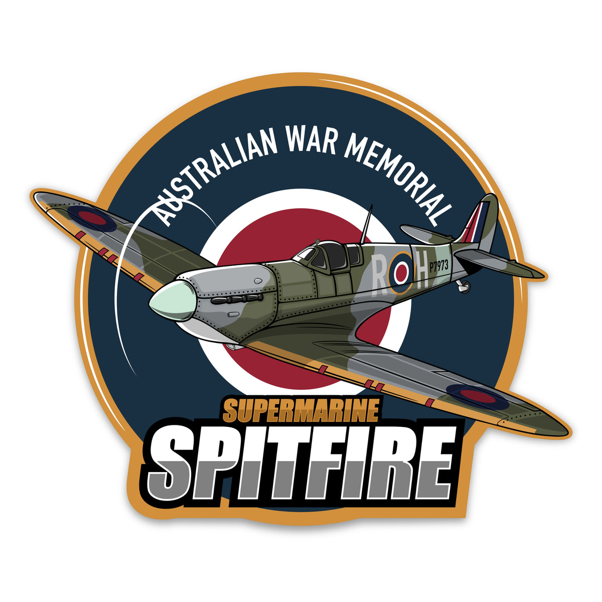 Sticker: Supermarine Spitfire, 452 Squadron - roundel – Australian War ...