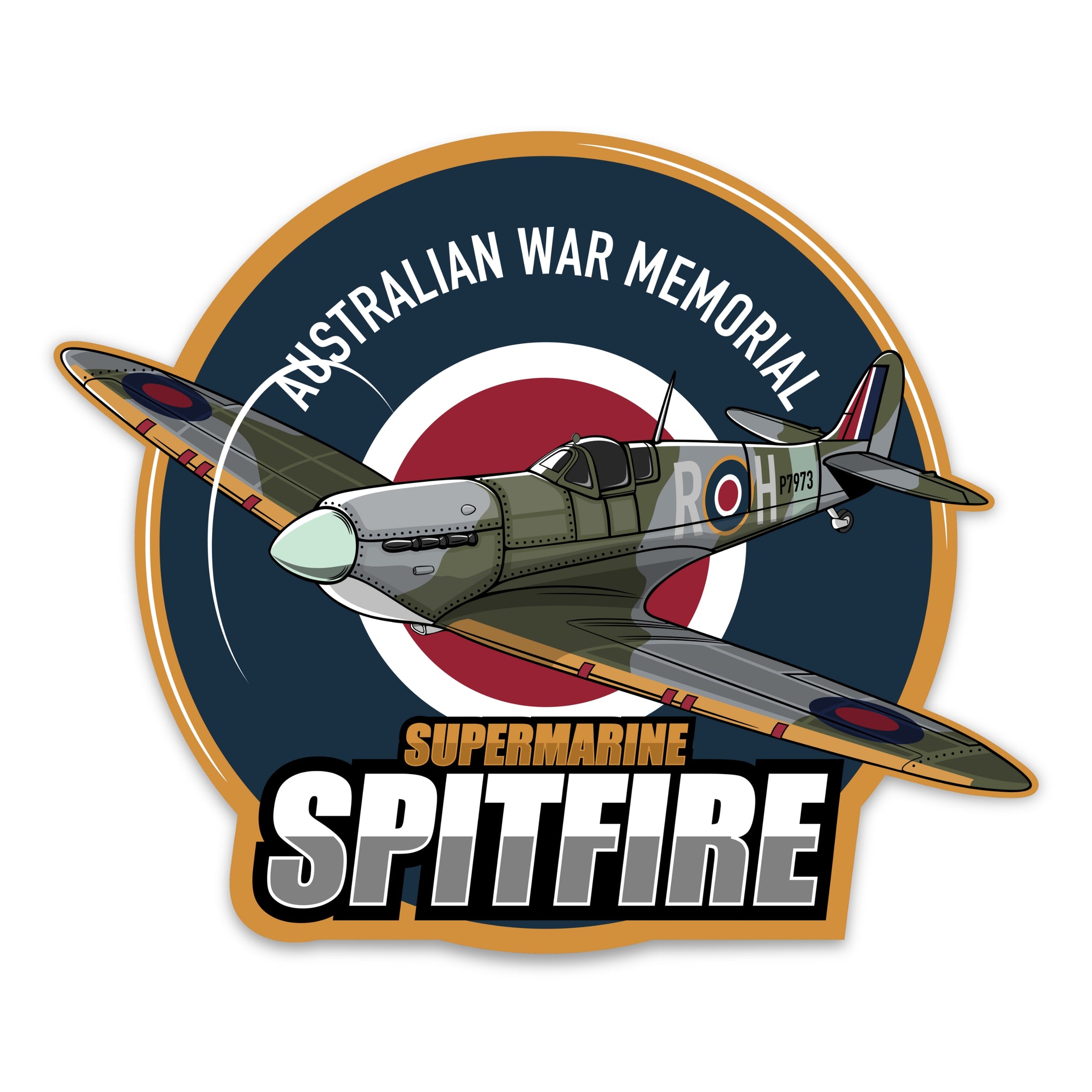 Sticker: Supermarine Spitfire, 452 Squadron - roundel