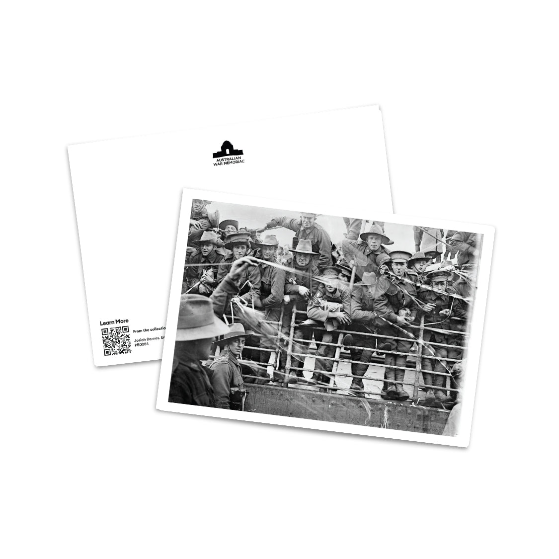 Postcard: Embarkation of HMAT Ajana