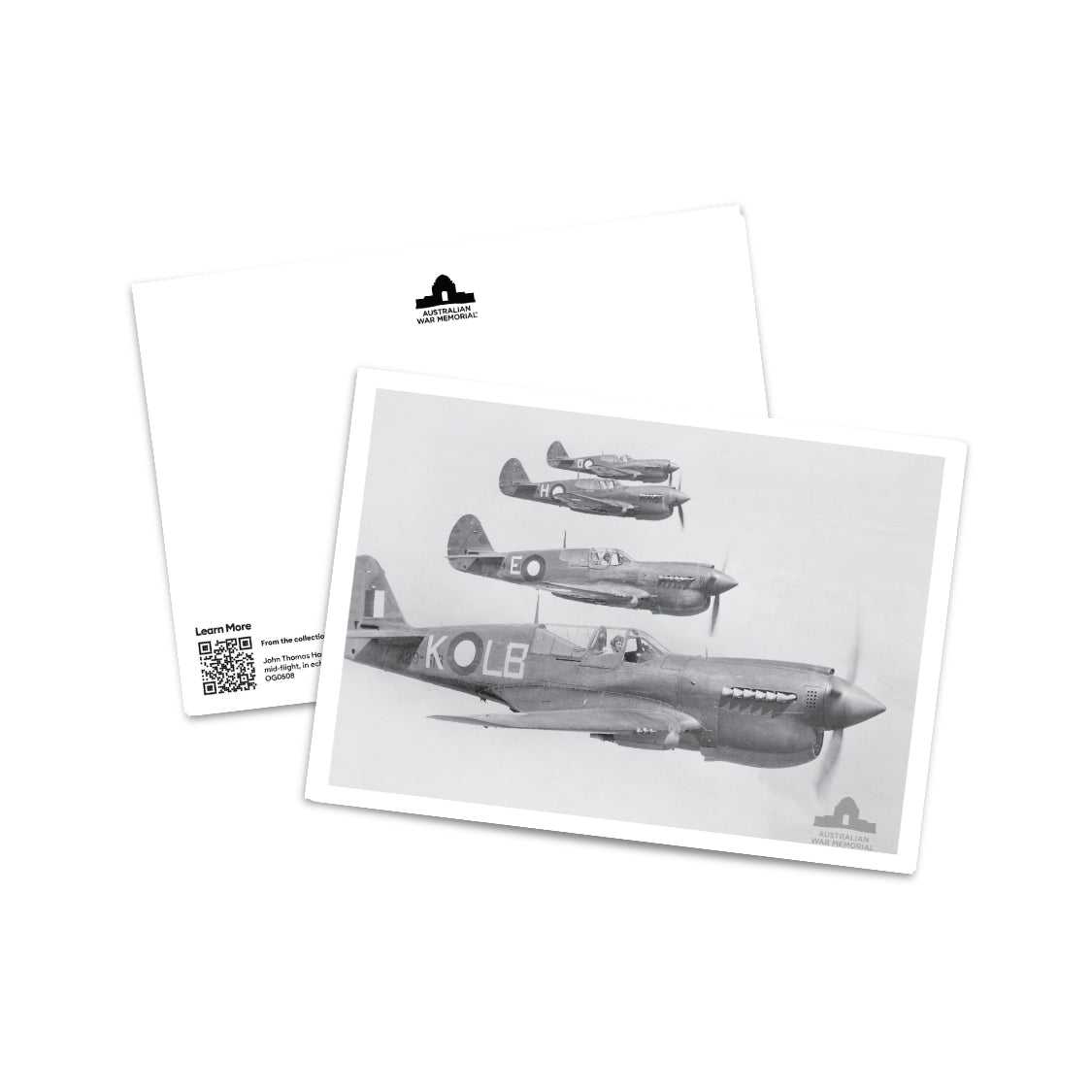 Postcard: A quartet of Kittyhawks from No. 84 Squadron RAAF