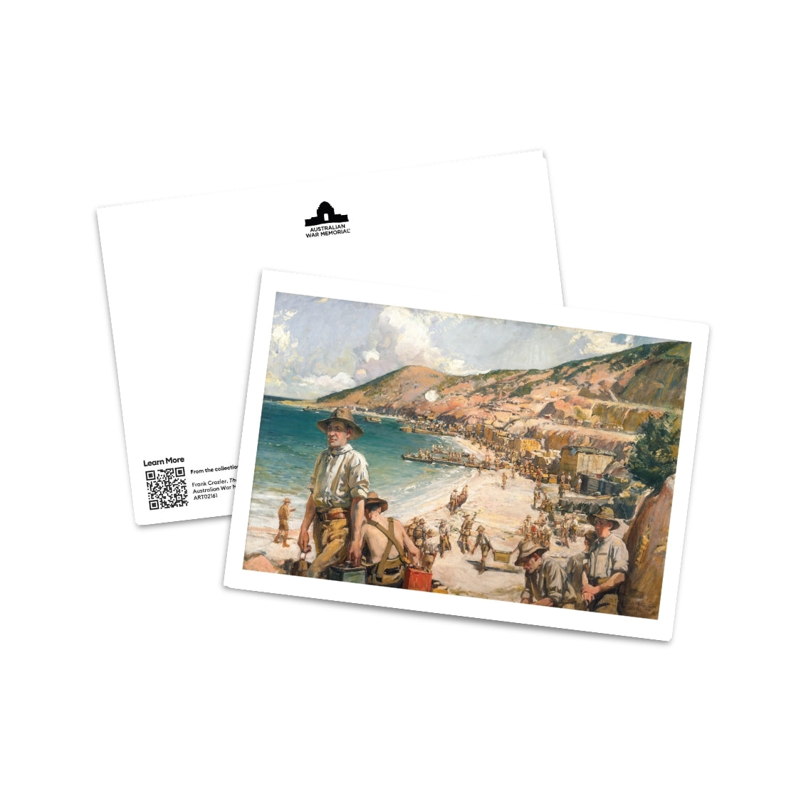 Postcard: The beach at Anzac
