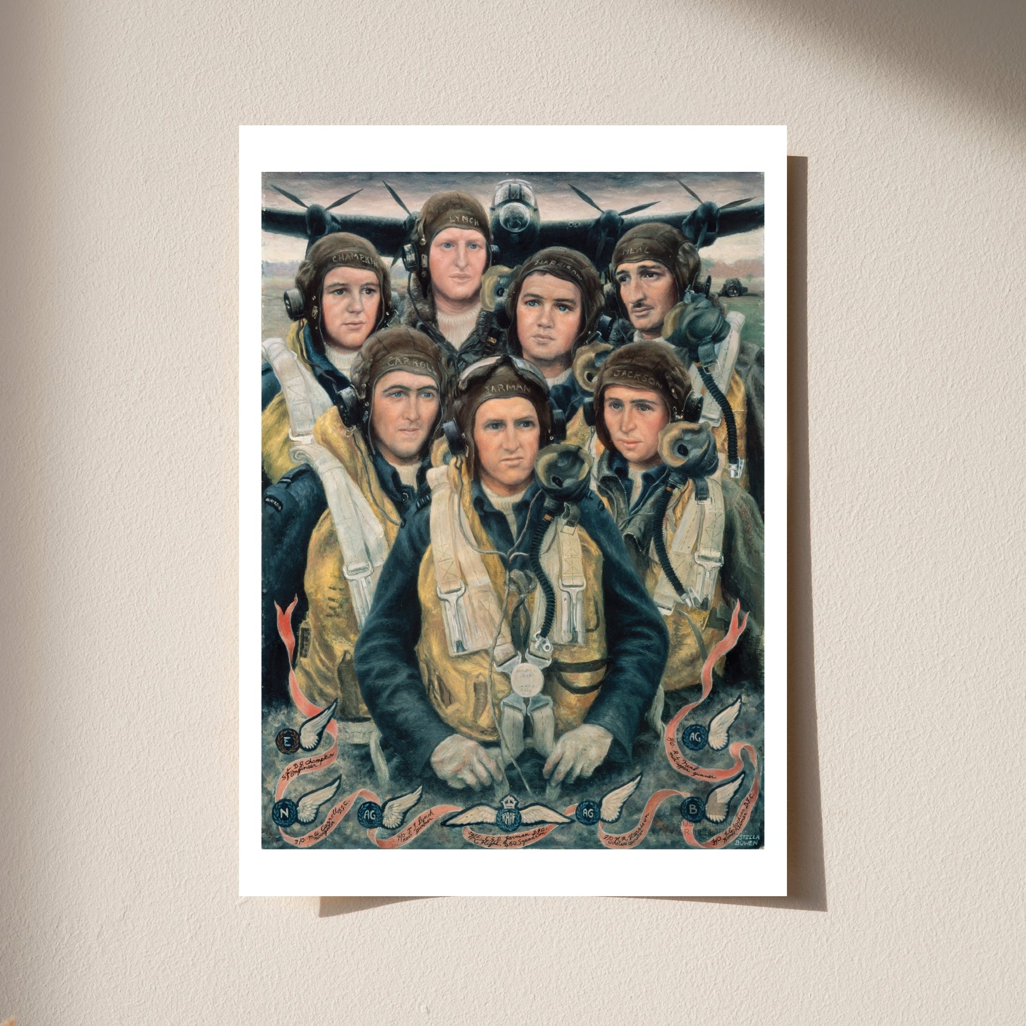 Postcard: Bomber crew