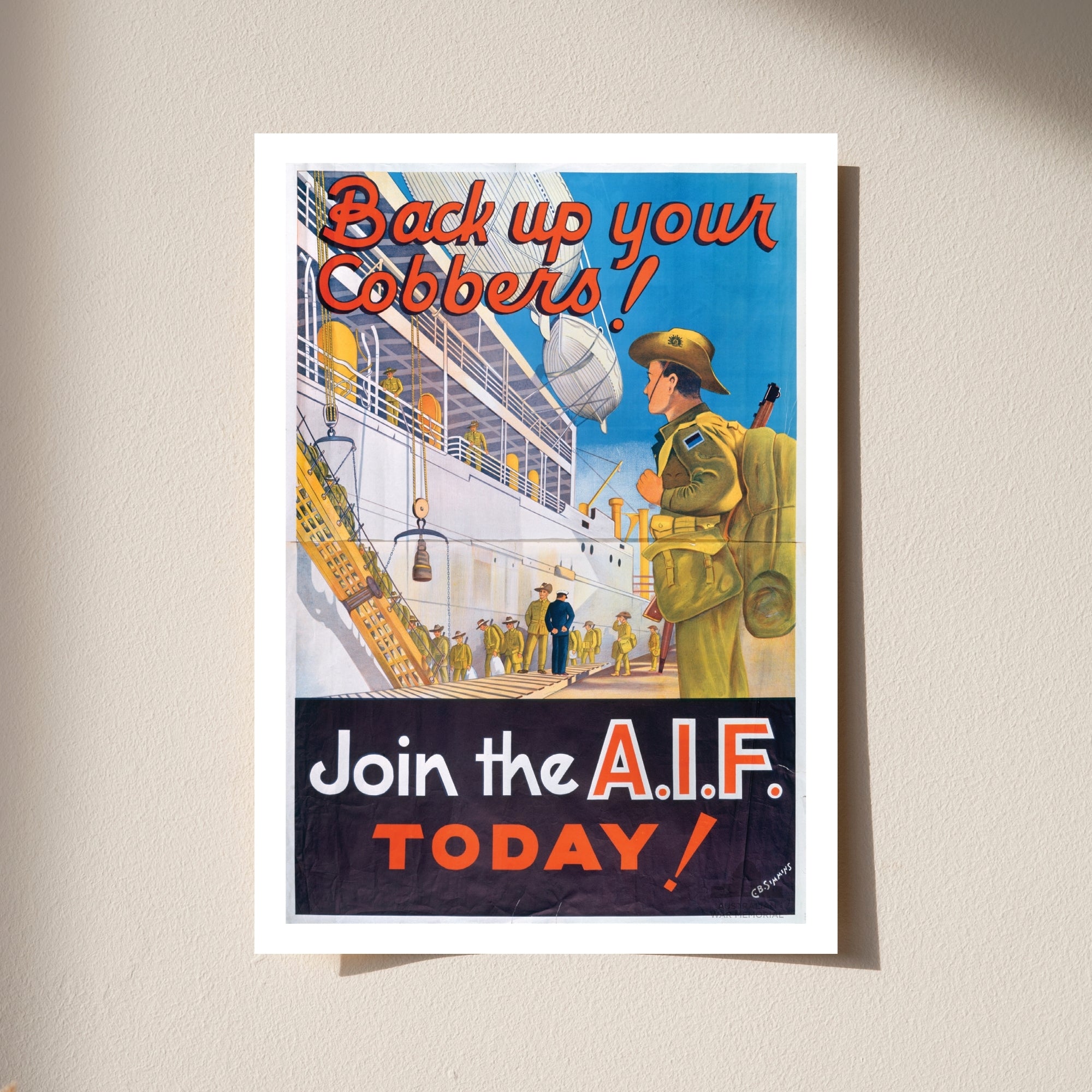 Postcard: Back up your cobbers!