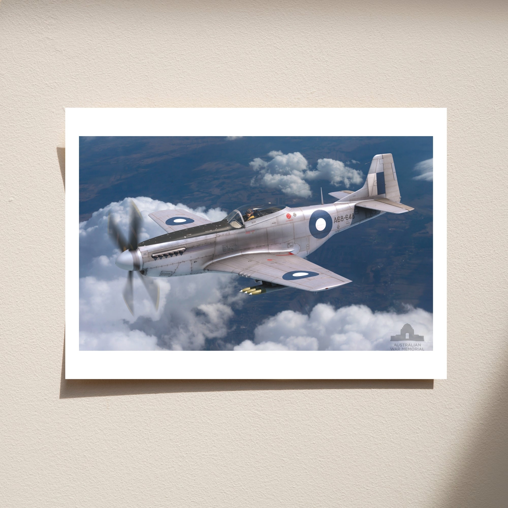 Postcard: North American P-51D Mustang