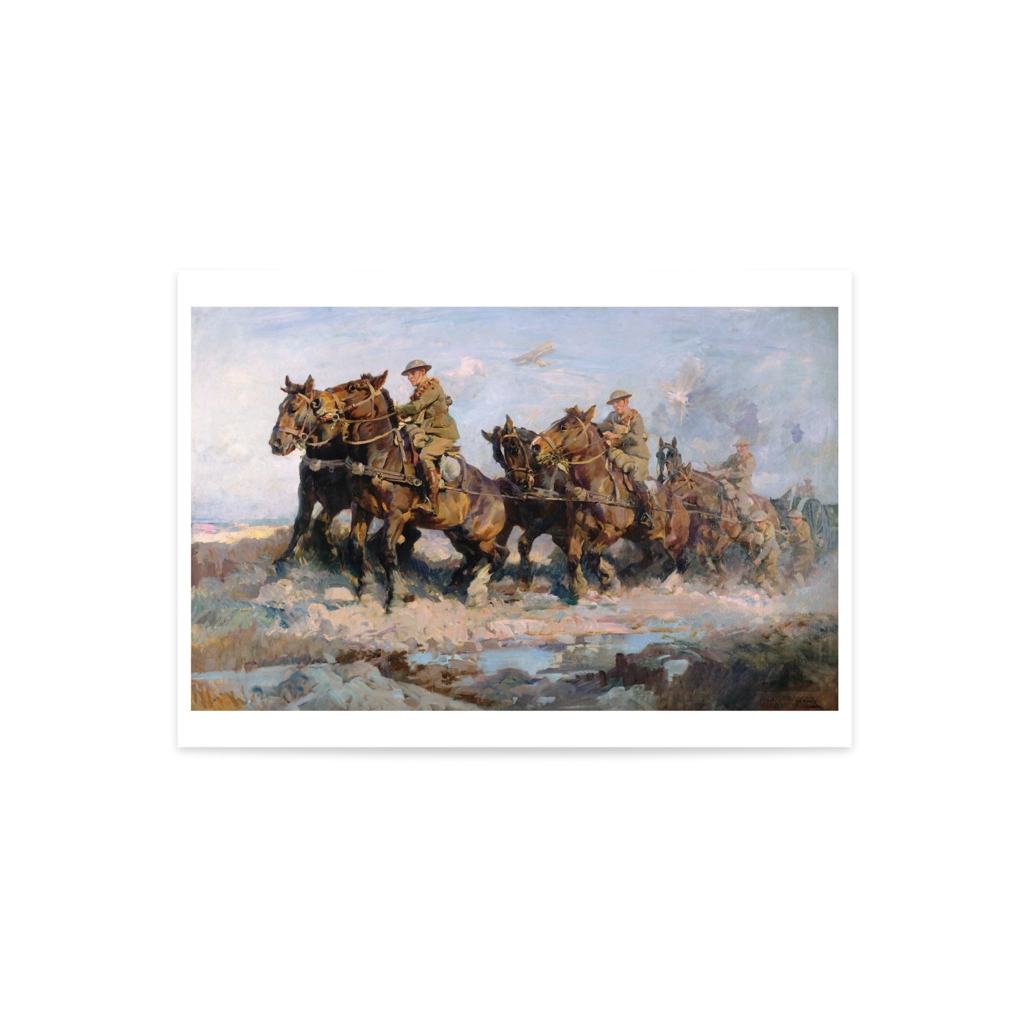 Print, A3: Bringing up the guns