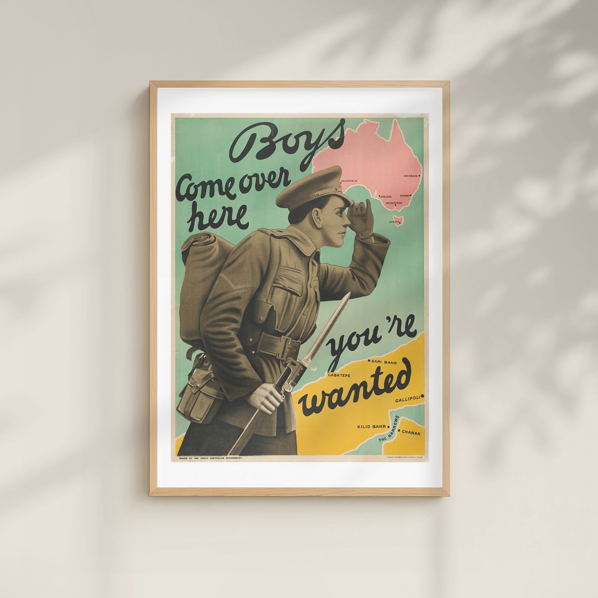 Print, A3: Boys come over here: you're wanted