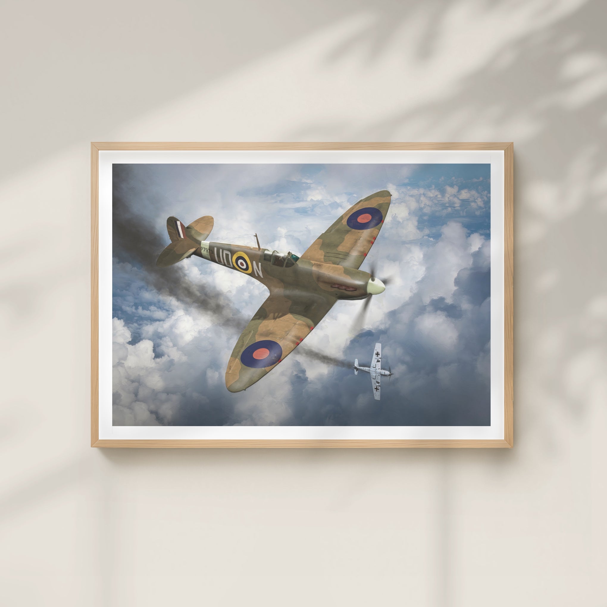 Print, A3: Truscott's Spitfire, in action