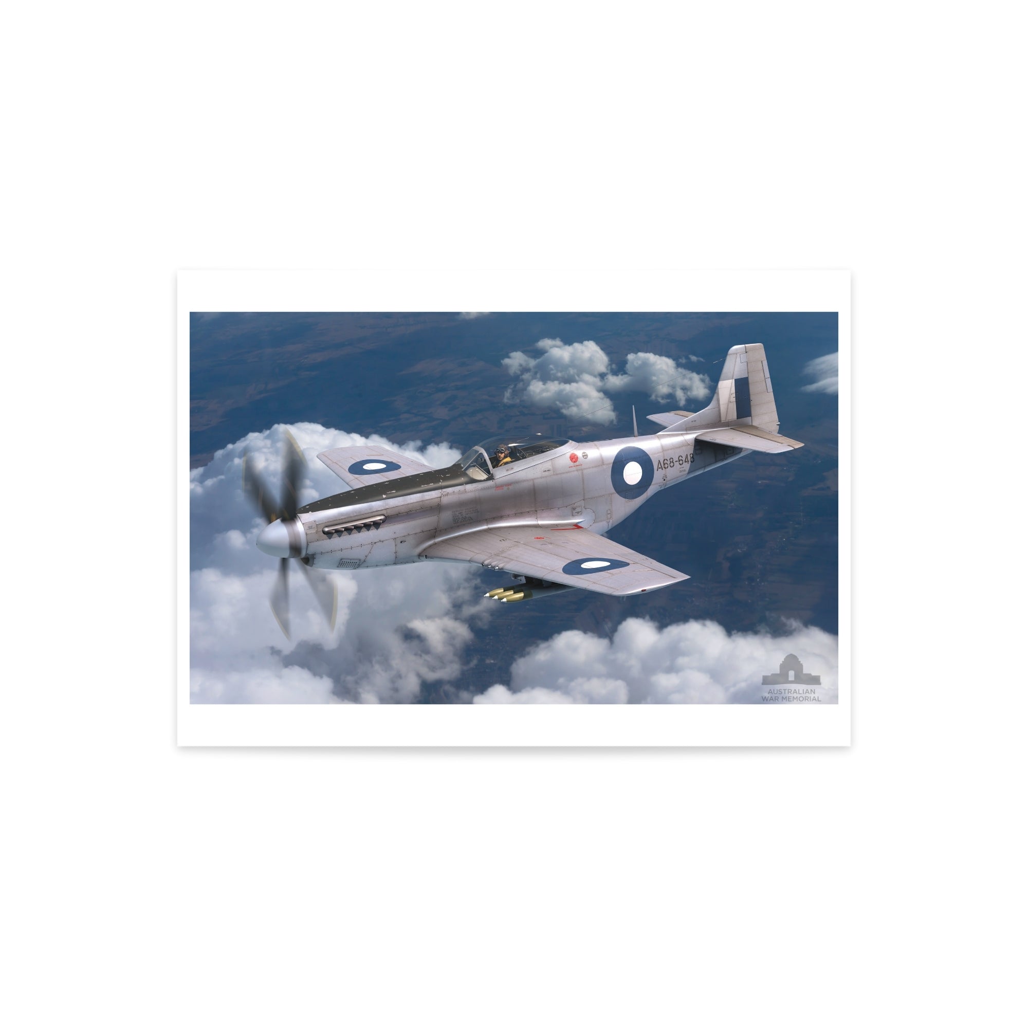 Print, A3: North American P-51D Mustang
