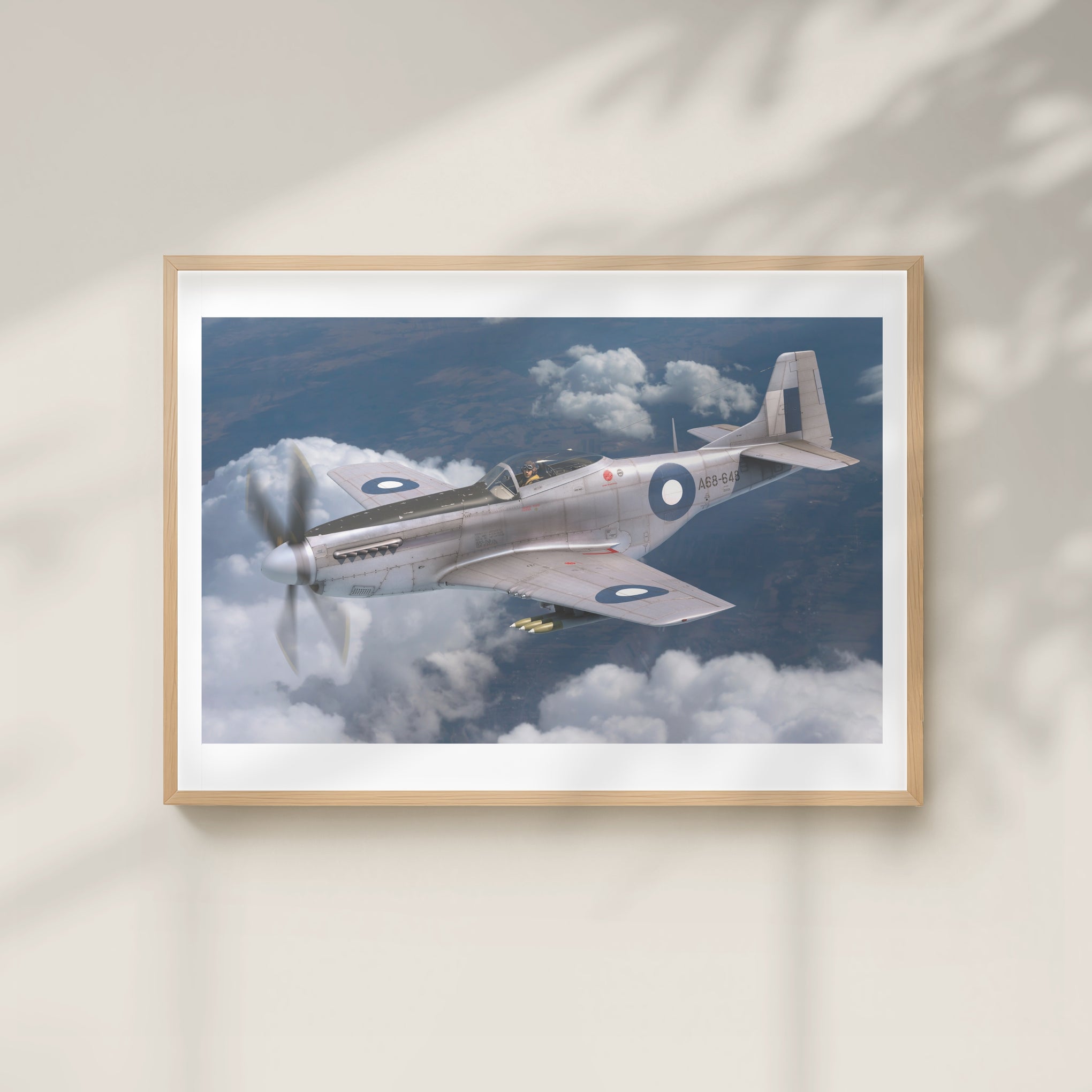 Print, A3: North American P-51D Mustang
