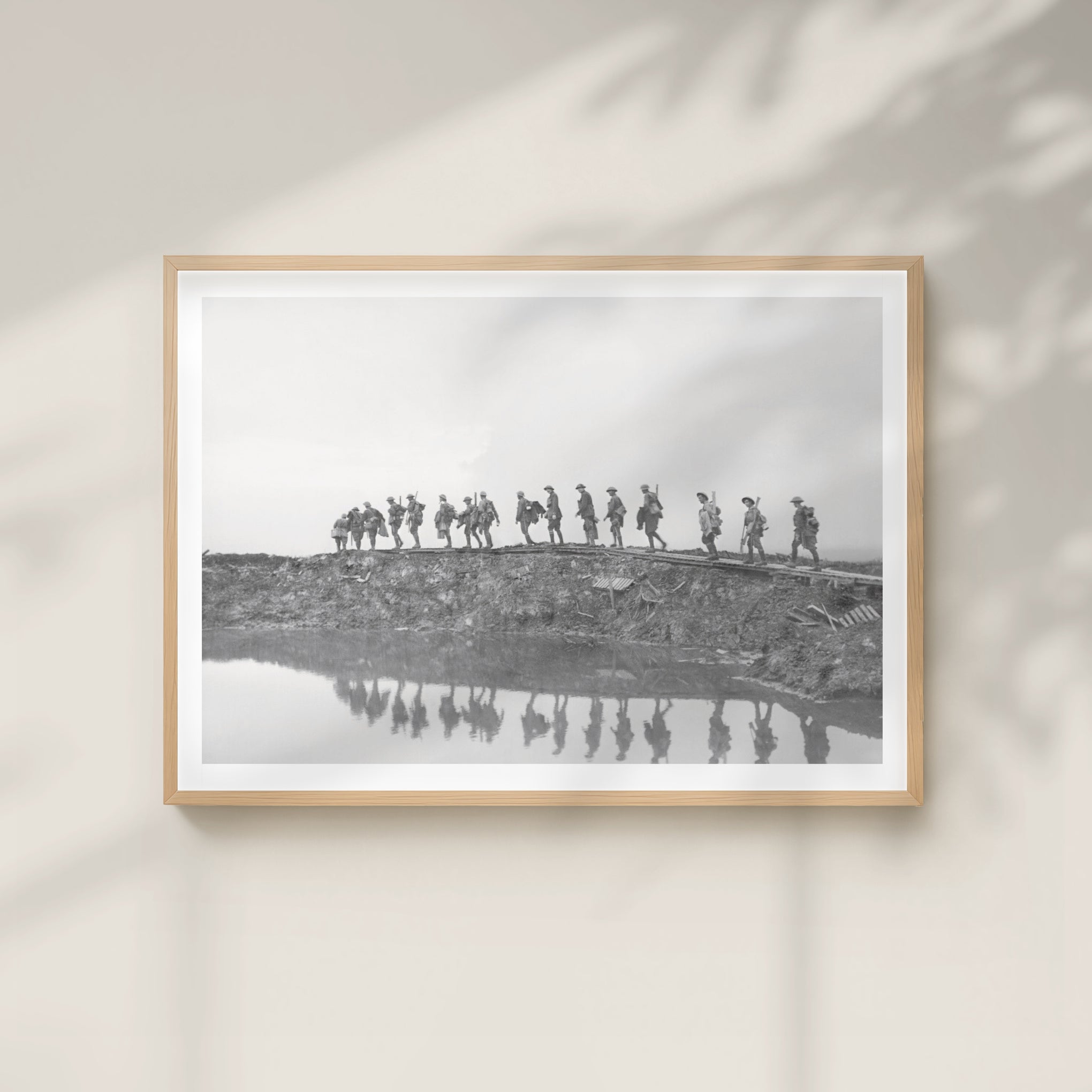 Poster, A1: 1st Australian Division walking on a duckboard track