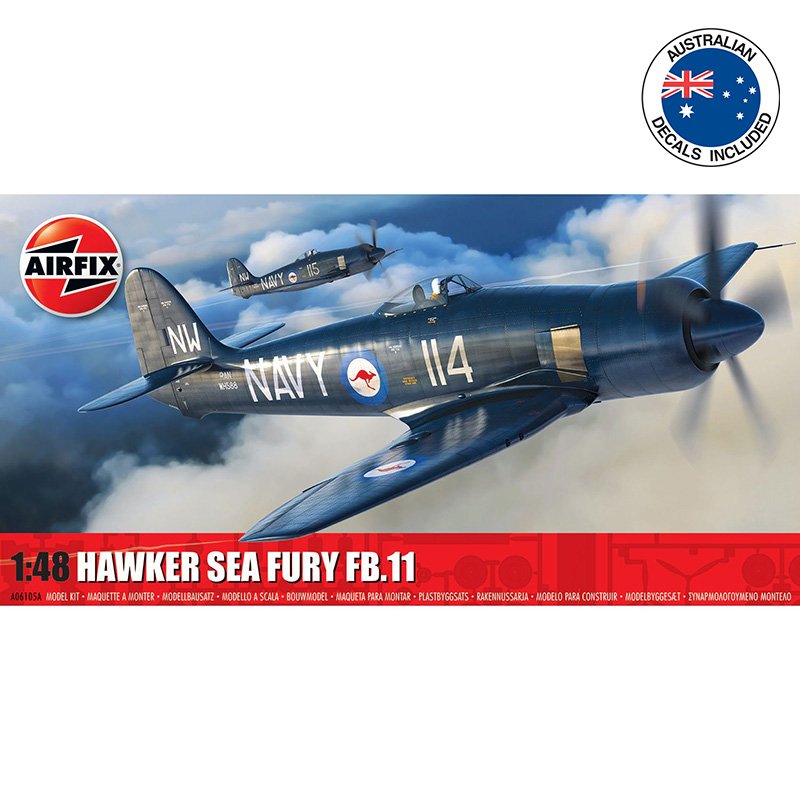 Airfix 1/48 Hawker Sea Fury FB.II Aust Decal