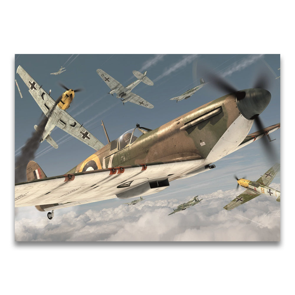 Jigsaw puzzle: Airfix Supermarine Spitfire Mk.Ia [1000 pieces]