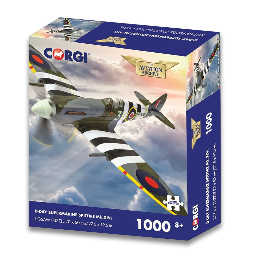 Jigsaw puzzle: Corgi D-Day Supermarine Spitfire Mk.XIVc [1000 pieces]