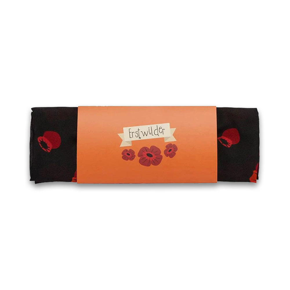 Head scarf: Remembrance poppy