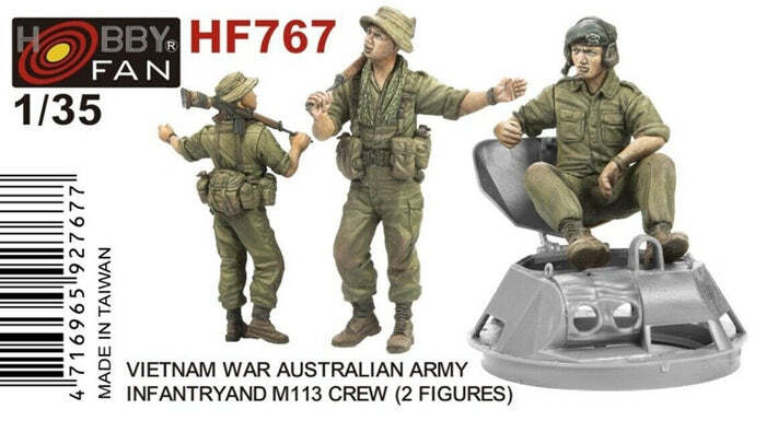 Model kit: AFV Club 1/35 Australian Infantry and M113 crew Vietnam War Era