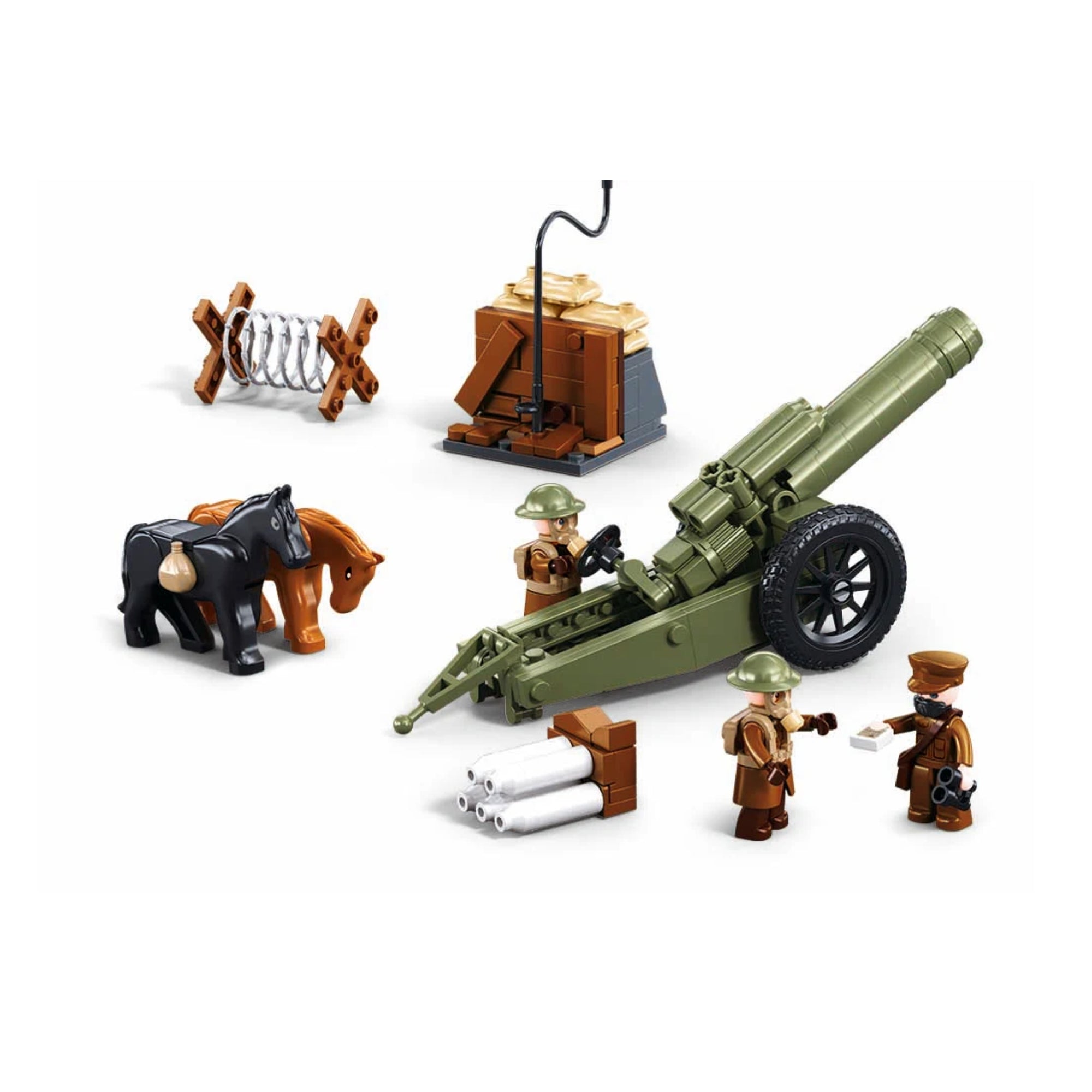 Sluban WWI A7V Tank Offensive Brick Set