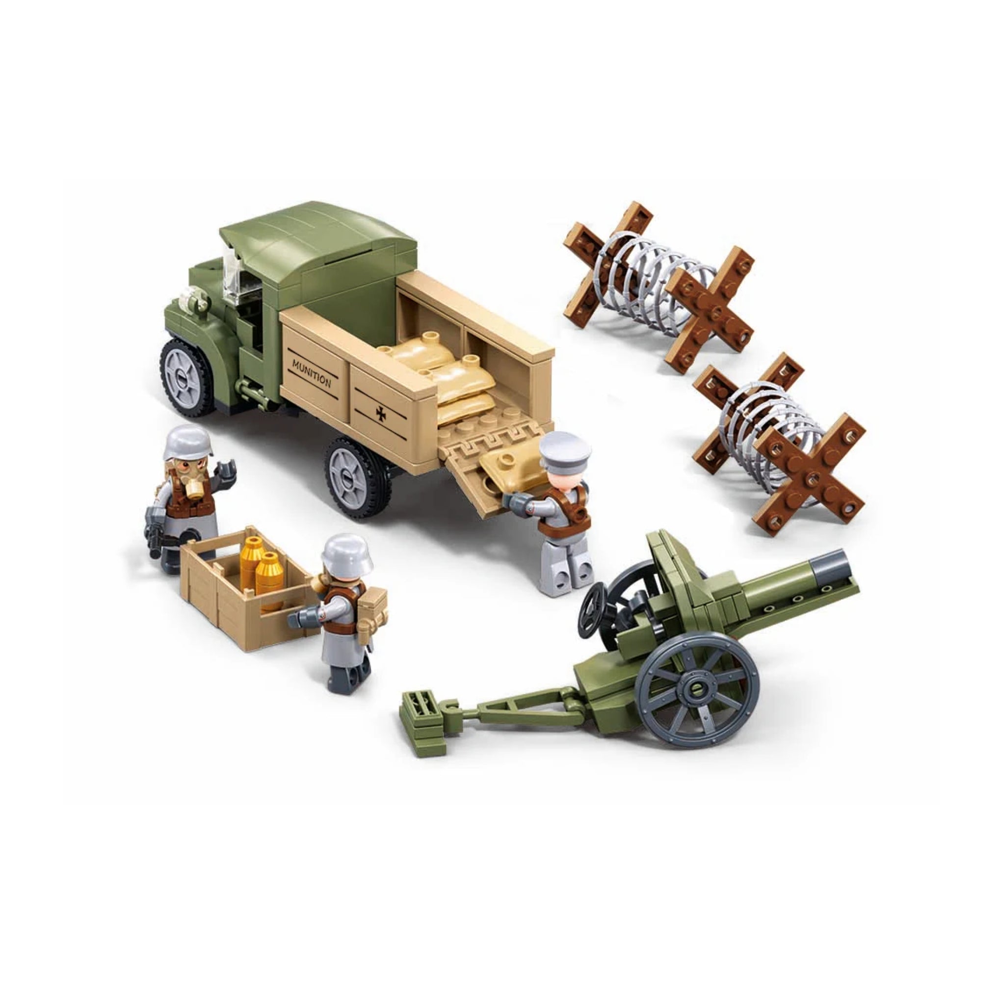 Sluban WWI Mark V Tank Offensive Brick Set