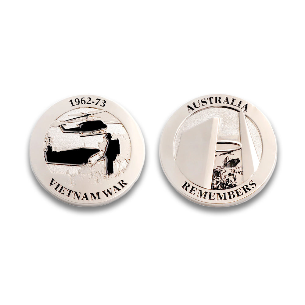 Medallion: 1962-73 Vietnam War, "Australia remembers" memorial medallion