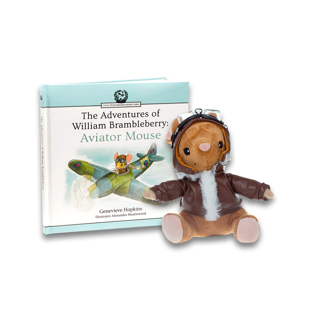 Gift set: The Adventures of William Brambleberry, Aviator Mouse [book and toy set]