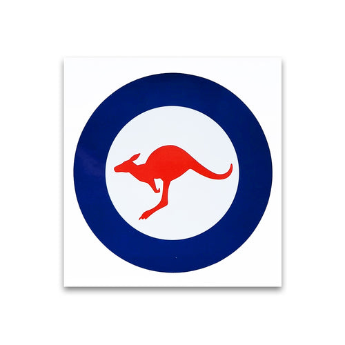 Sticker Royal Australian Air Force roundel, round Australian War